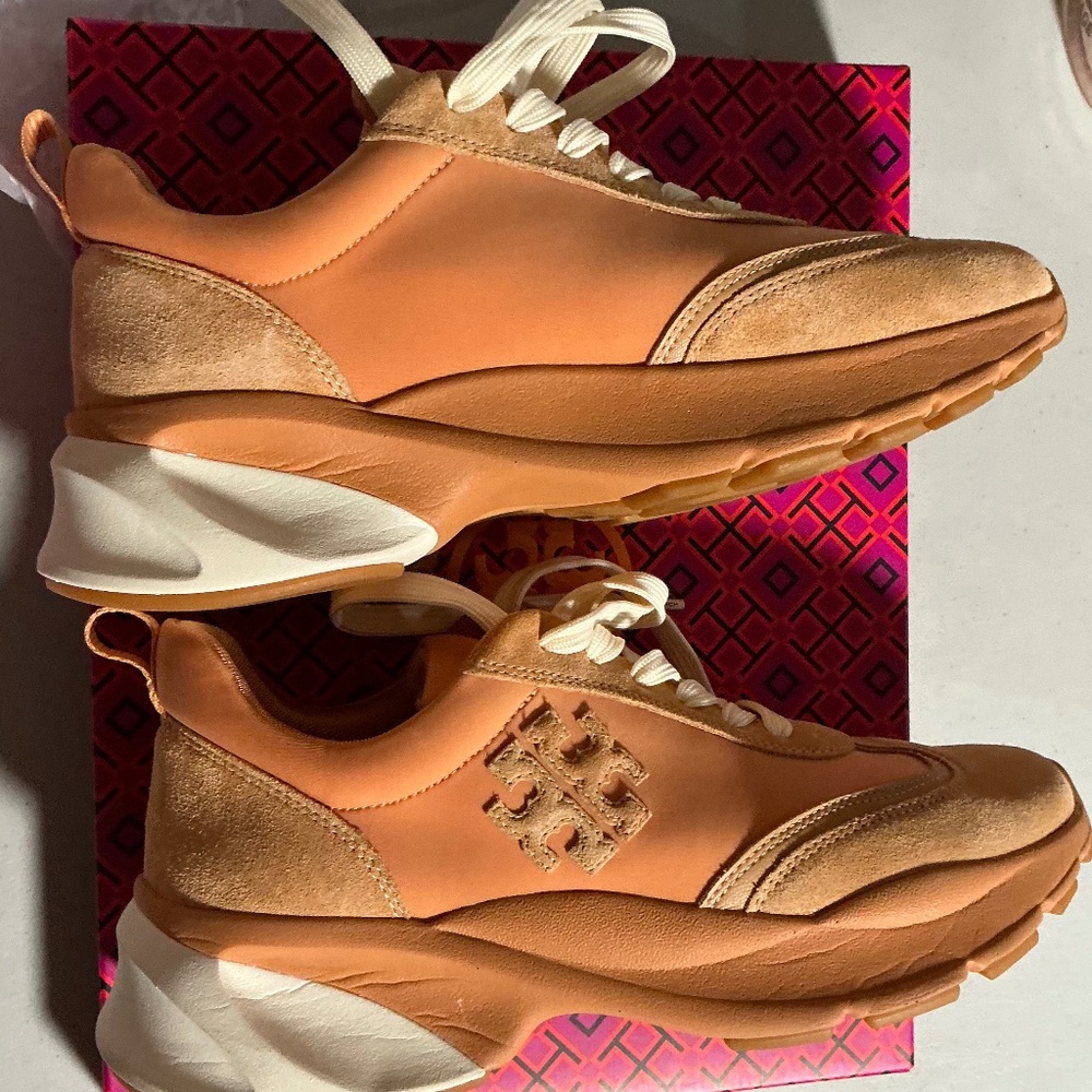 Tory Burch Orange Athletic Shoes